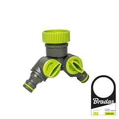 Трійник c кранами, РВ 1" / 3/4" - LIME EDITION 2016, LE-2222