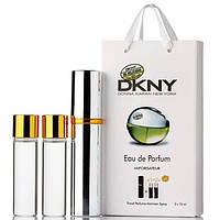 Женский мини парфюм DKNY Be Delicious, набор 3х15 мл