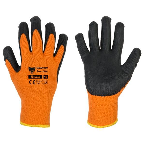 Захисні рукавички WINTER FOX LITE з латексу, розмір 9, RWWFL9