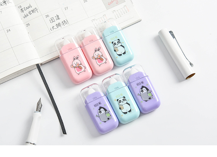 Коректор-олівець в чохлі з мультяшной тваринкою! Коректор канцелярський із забавним тваринам!