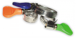 Хомут черв'ячний неіржавкий із метеликом, 
20-35 мм, RVB 20-35/9