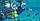 Дитячі ласти для плавання AquaSpeed Розміри XS/S (34-39) Спортивні з відкритою п'ятою Сині, фото 9