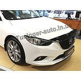 Дефлектор капота (мухобійка) Mazda 6 2012-2017 (EGR), фото 3