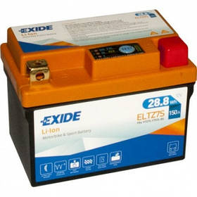 Мотоаккумулятор літій-іонний EXIDE ELTZ7S 28,8 В/ч=2,4 Ач /Пусковий струм:150А (EN)/розмір 113x70x85 /Правий