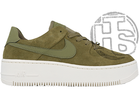 Жіночі кросівки Nike Air Force 1 Sage Low Trooper Phantom Green White AR5339-200, фото 2