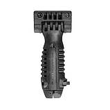 Тактична передня ручка перенесення вогню із сошками FAB Defense T-POD G2 поворотна, фото 2