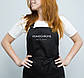 Фартух для майстра Gloria Monohrome чорний, фото 2