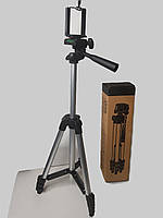 Штатив для селфи раскладной портативный 35-102 см трипод для фотоаппарата, телефона
