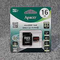 Карта памяти Apacer microSDHC 16GB сlass10