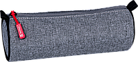 Пенал Brunnen stone циліндр сірий з чорною каймою 22 х 8 см