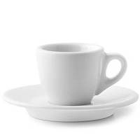 Білі чашки і блюдця