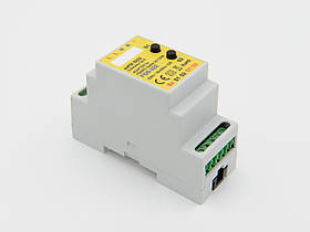 Адаптер на DIN рейку Eutonomy для модуля FIBARO Relay Switch 2х1,5 kW — euFIX S222 DIN adapter (з кнопкою)