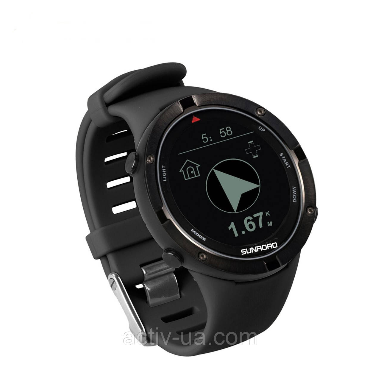 Розумний спортивний годинник Sunroad FR934 (GPS, пульсометр, компас, альтиметр, барометр, дайвінг та інші), 5АТМ