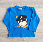 Реглан кофта для новонароджених хлопчиків Пірат Вуса Польща, фото 3