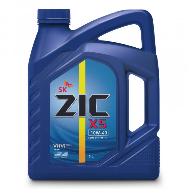 Напівсинтетична олива ZIC X5 10w-40 6 л