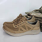 Кросівки тактичні сітка Армос коричневі розмір 40-46, фото 4