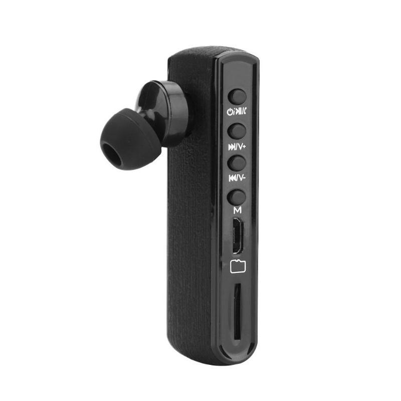 Диктофон для запису дзвінків або оточення – Bluetooth гарнітура Waytronic WT-R12, SD карта до 32 Гб, MP3 плеєр