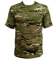 Футболка чоловіча тактична бавовняна камуфляж Мультикам, розмір 50 52 54 56 58