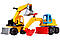 Трактор з ковшем ТехноК 6290 колісний екскаватор іграшка дитяча пластикова в пісочницю для дітей, фото 4
