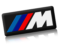 Наклейка BMW M (БМВ М) на диск, руль (19х11, 17х9, 16х7 мм)