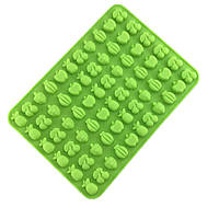 Силіконова форма для желейки Фрукти 21х15хх1см