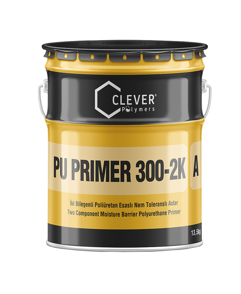 Двокомпонентна вологостійка поліуретанова ґрунтовка Clever PU Primer 300-2K 4 кг