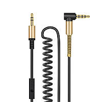 Кабель Audio AUX Hoco UPA02 miniJack 3.5 male to male 2.0 m (Black)