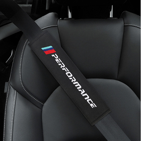 М'які накладки на ремені безпеки чохол PERFORMANCE BMW (БМВ) Комплект 2 штуки
