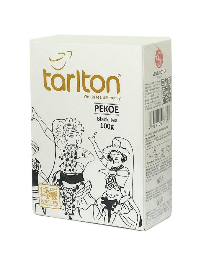 Чай Tarlton чорний Pekoe цейлонський чорний середньолистовий 100 грам, фото 1
