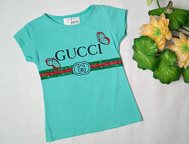 Футболка бавовняна на дівчинку