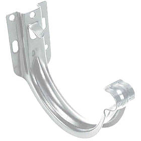 Кронштейн жолоба універсальний сталь Galeco Stal 150/100,150/120 Срібний