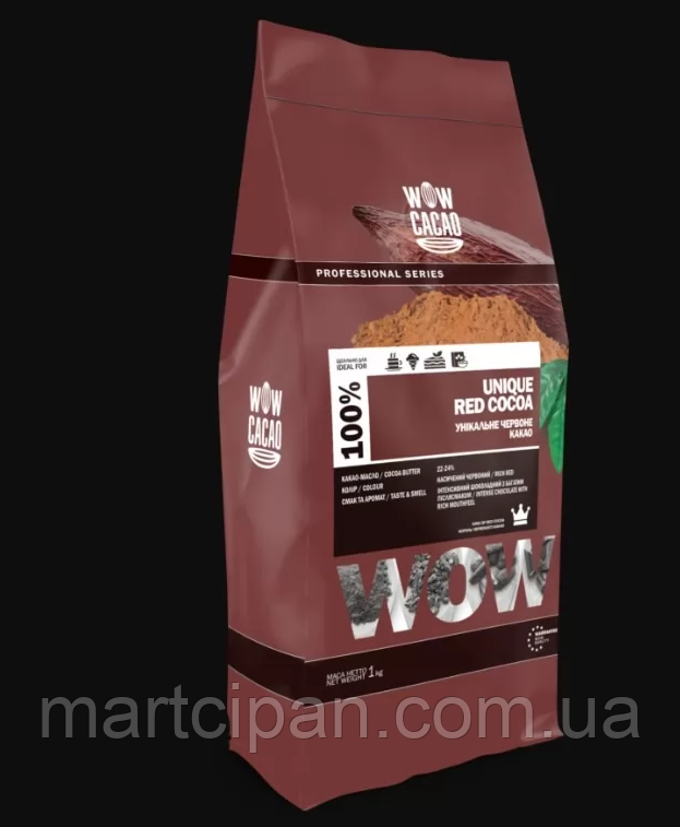 Алкализированный какао порошок Брют WoW Cacao Unique BRUT20-22% ...