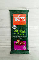Шоколад без сахара молочный с воздушным рисом TRAPA STEVIA 75г (Испания)