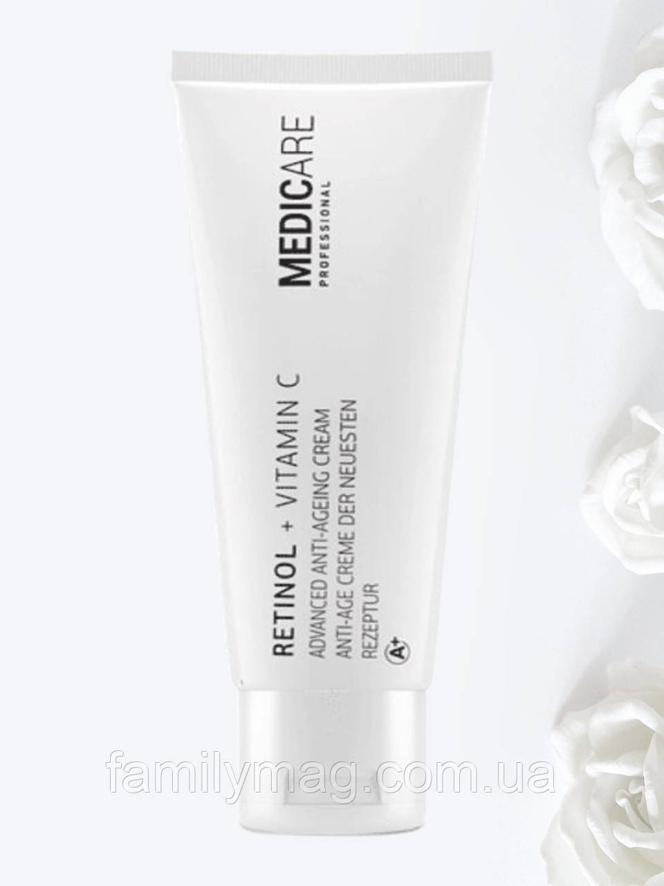 Удосконалює нічний крем RETINOL+VITAMIN C Night Cream Medicare Proffessional 50 мл