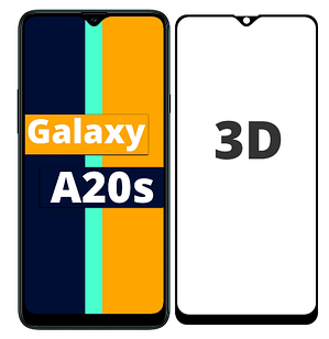 Захисне скло 3D для Samsung Galaxy A20S A207 (самсунг а20s)