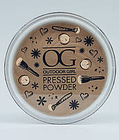 Пудра компактна OUTDOOR GIRL Pressed Powder MEDIUM BEIGE 9 г