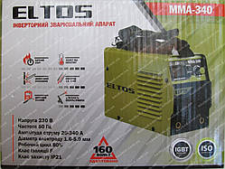 Зварювальний апарат Eltos ММА-340 (дисплей, 340 А)