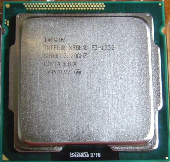 Intel Xeon E3 1230 CPU SR00H 3.2GHz/8M/80W Socket 1155 (аналог Core i7-2600), фото 1