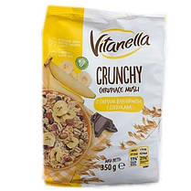 Хрусткі мюслі Vitanella Crunchy з бананом 350 г Польща