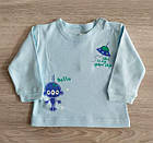 Кофта регланом для новонароджених Інопланетянин Польща Одяг на немовлят, фото 3