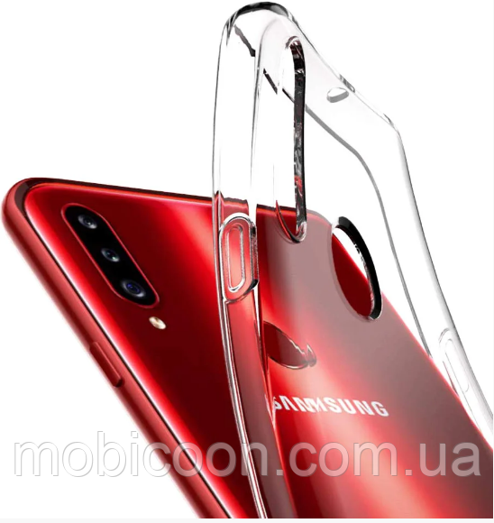 Чохол для Samsung Galaxy А20S А207 силіконовий прозорий ультратонкий (Самсунг А20S)