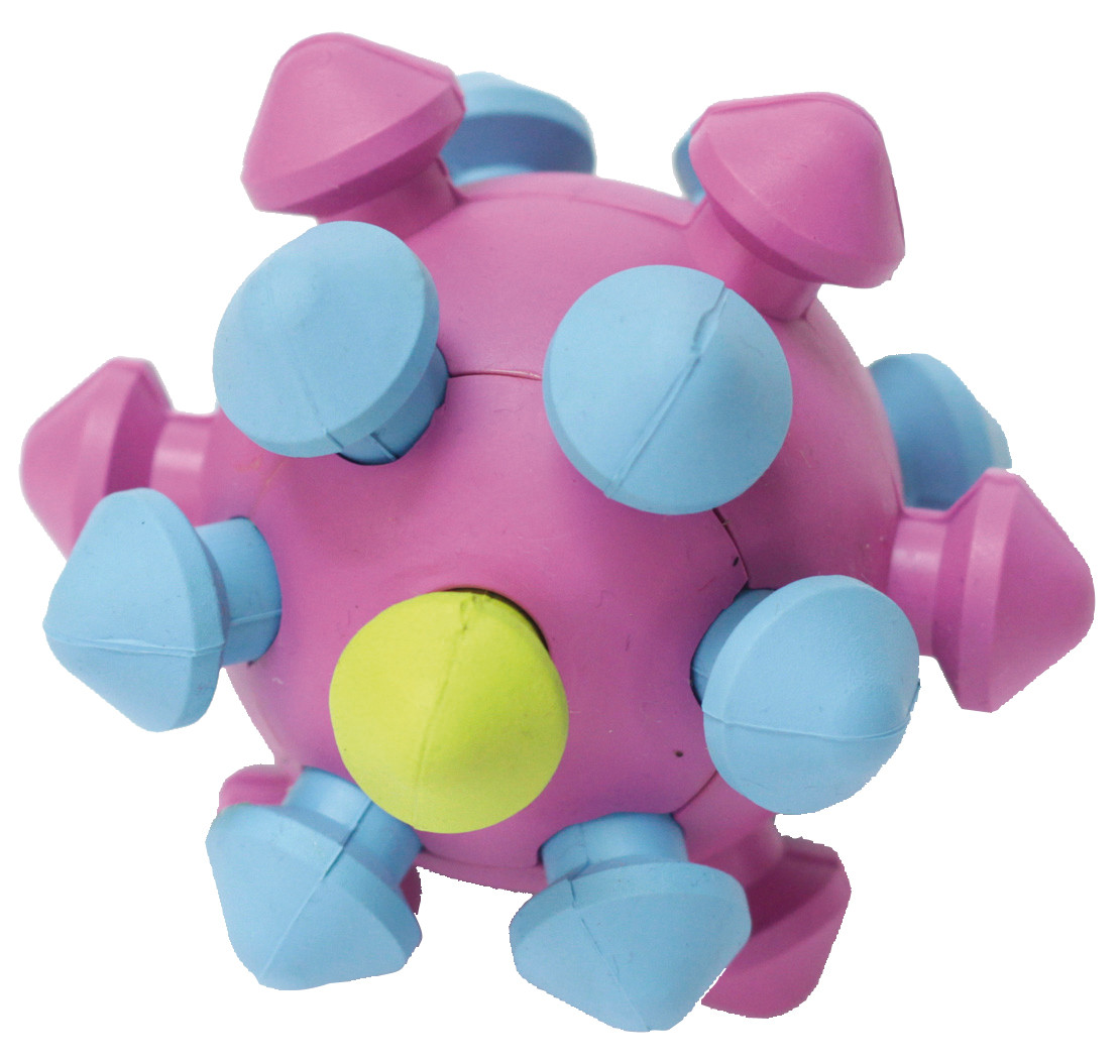 Іграшка для собак гумовий м'яч-міна 11 см Croci, фото 1