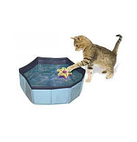 Басейн для кота CROCI PISCINA, +2 іграшки, вініл, 30х10 см, фото 3