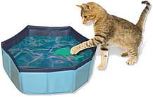 Басейн для кота CROCI PISCINA, +2 іграшки, вініл, 30х10 см, фото 5