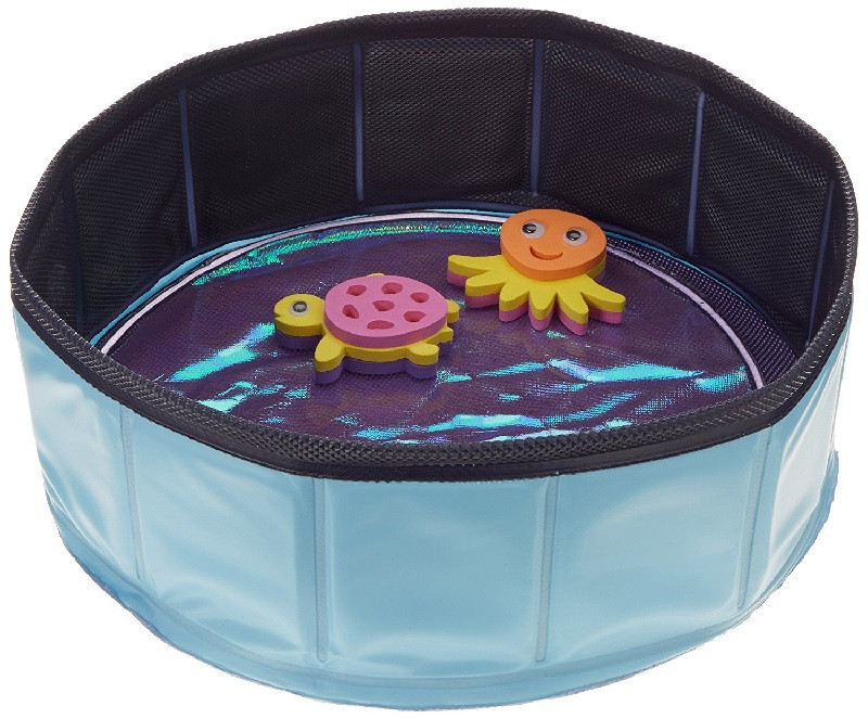 Басейн для кота CROCI PISCINA, +2 іграшки, вініл, 30х10 см