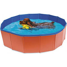 Басейн для собак CROCI PISCINA каркасний, вініл, d-120х30 см