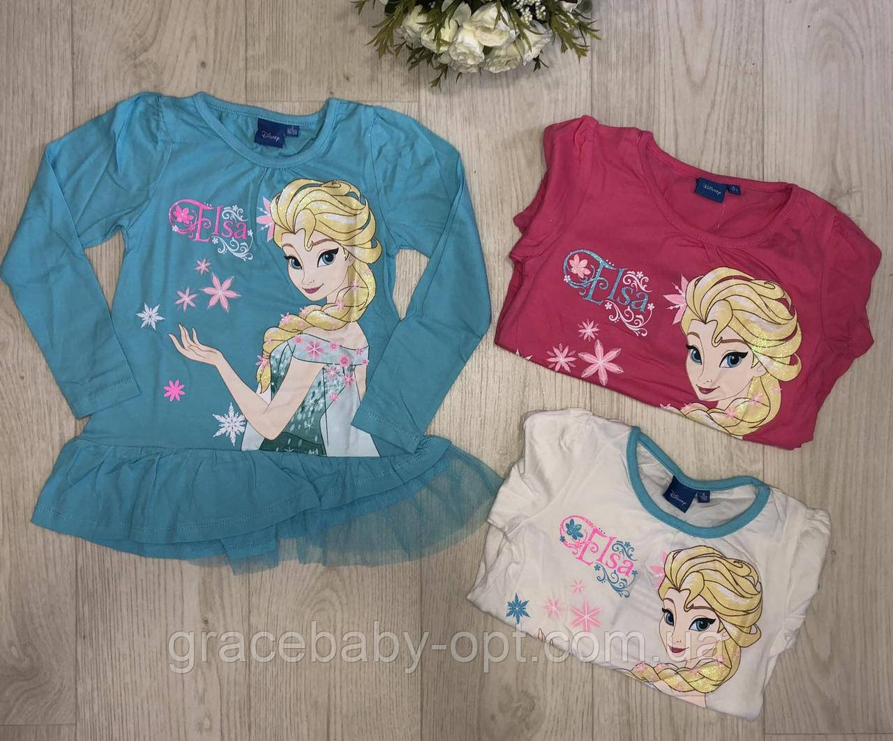 Реглан для дівчат оптом, DISNEY, 98/104-134 см, №62563