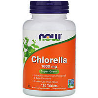 Хлорелла NOW Foods "Chlorella" 1000 мг (120 таблеток)