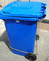 Бак для мусора  з педалью 240л. Синій. 240A-11P2BL, фото 2