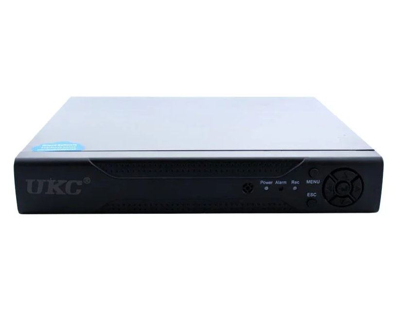 Мережевий відеореєстратор RIAS DVR 6604N для IP камер 4-канальний Black